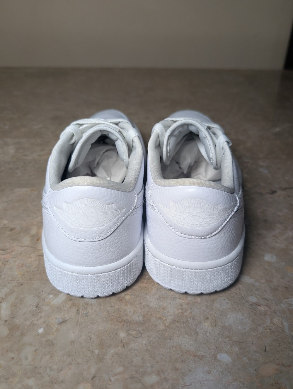 Nike Air Jordan 1 Low GS (2022) Golf Triple White #DD9315-101 Men's Size 10 - Picture 4 of 12